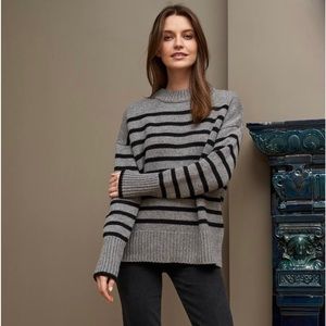 La Ligne. Grey/Black Marin Sweater.